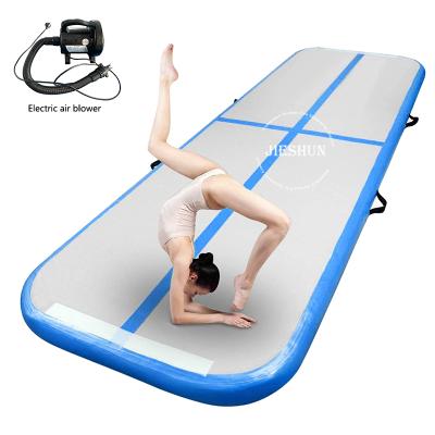 China Sports Activities 10ft /13ft/16ft Gym Tumbling Mats Inflatable Yoga Mat Air Track for Home Use/Training/Weight Loss/Water for sale