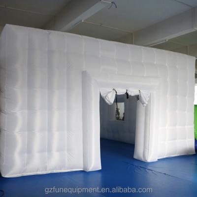 China Large Inflatable Outdoor Rest Tent Party Tent Photo Booth Tent With Led Light For Activity for sale