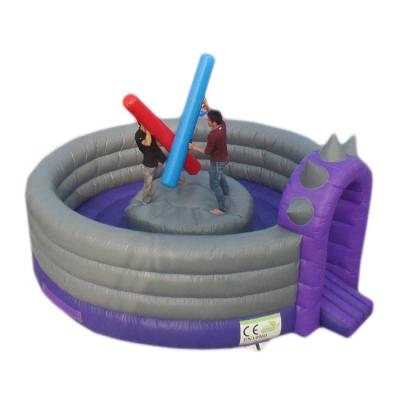 China Outdoor Playground Saint Inflatable Arena Duel Tortoise Gladiator Fighting Sports Inflatable Games Jousting for sale