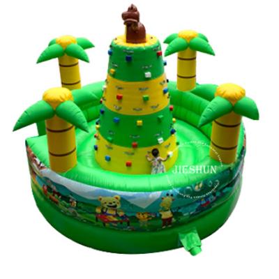 China Wholesale Indoor Inflatable Inflatable Monkey Inflatable Climbing Monkey Sports Factory Games Inflatable Climbing Wall For Fun for sale