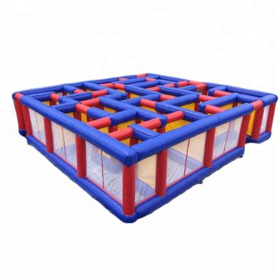 China Indoor Inflatable Games Labyrinth Inflatables Inflatable Fun House Maze For Sale for sale