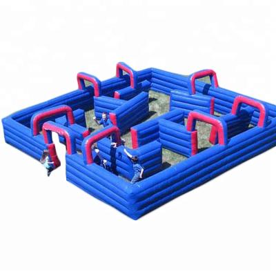 China Large Obstacles Laser Indoor Inflatable Outdoor Adult Tag Labyrinth Inflatables Fun House Inflatable Labyrinth For Sale for sale