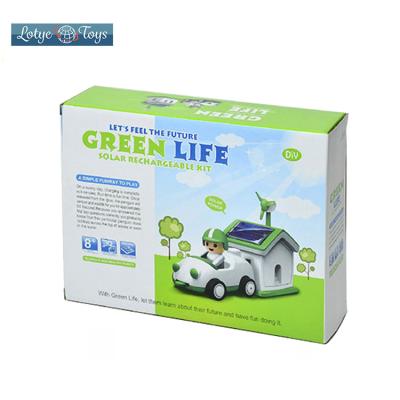 China wholesale 18M+ Self Assembly Rechargeable Car Kit Solar Powered Toy for sale