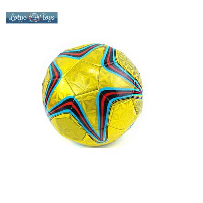 China 6+ Wholesale Size 5 PU Leather Football Soccer Ball for sale