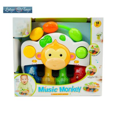 China Funny Toy Monkey Electronic Organ Baby Musical Instrument for sale