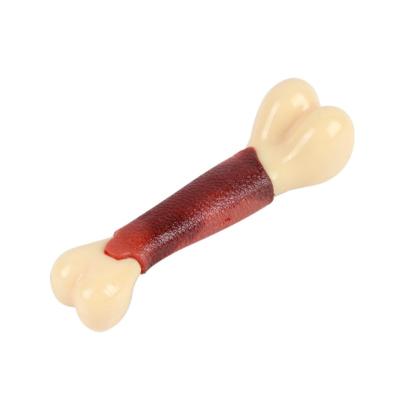 China Sustainable NO-Toxic Chew Bone Dog Toy Food Shape Durable Pet Toys Interactive Training Dog Toys for sale