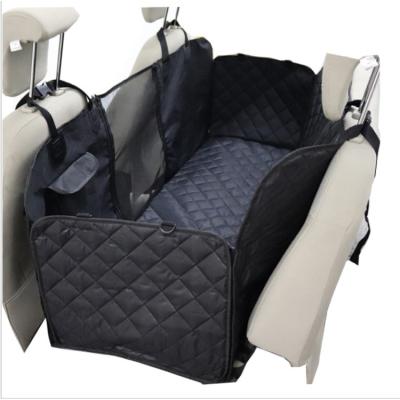 China Durable Removable Outdoor Travel Dog Car Seat Cover Padded Mats Covers With Mesh Window Car Seat Protector Cover For Dog for sale