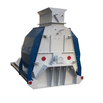 China Building material shops full set with fan and dust collector cyclone air lock biomass wood sawdust grinder for sale