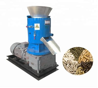 China Wood Rice Husk 500-800kg Production Biomass Rice Husk SKJ2-450 Flat Die Pellet Mill for sale