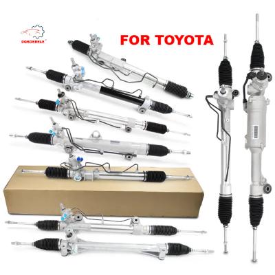 China Aluminum professional sell Auto steering gear assy power steering rack for Toyota Vigo Camry Prado Corolla Hiace RAV4 Yaris Vios Lexus for sale