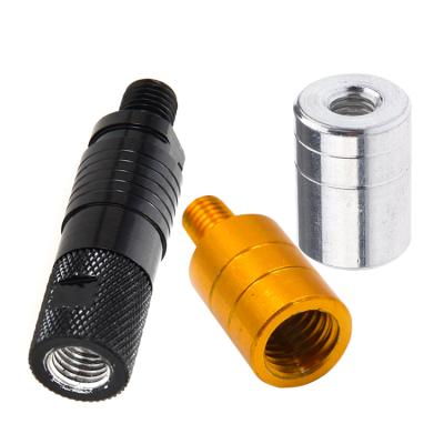 China Custom Machining Aluminum Alloy Fishing Rod Pod Connector Net Head Landing Adapter for sale