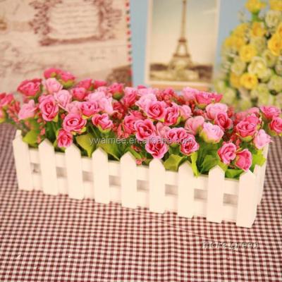 China 2014 Hot Selling High Grade Silk Flower Similar With Rose Flower, Decorative Hanging Flower Planters, Factory Direct Artificial Flowers (AM-881454) for sale