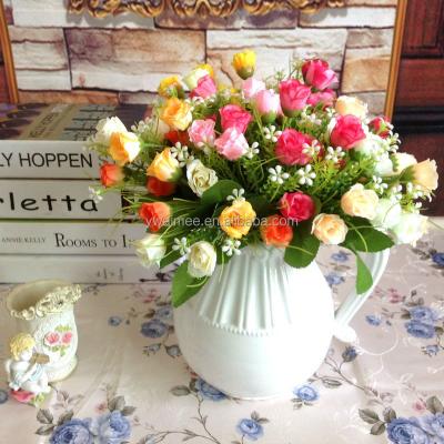 China High-Grade Silk Flower For Yiwu Aimee Supply Artificial Grass Of Artificial Silk Flowers With Flower, Raw Material For Artificial Flowers (AM-SF013) for sale