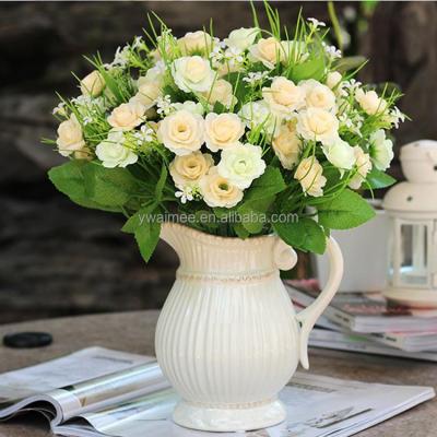 China High-Grade Silk Flower for Artificial Flower Garland for Artificial Flower Funeral Decorative Ball, Long Stem Artificial Flowers, Artificial Flower Garland for Funeral (AM-SF07) for sale