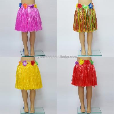 China Plastic fiber for Hawaii skirt Yiwu Aimee supply hotsale Hawaii polynesian dance straw skirt, (AM-HWD01) for sale