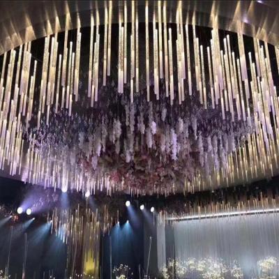 China 2021 Yiwu Aimee Wholesale Factory Directly Wedding Long Hanging Chandelier (AY-WC06) for sale