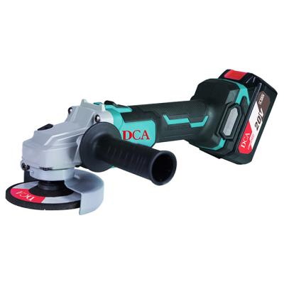 China DCA 20V 115mm New Series Lithium-ion General Grinding And Polishing Cordless Brushless Angle Grinder for sale