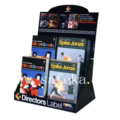 China CD/VCD Counter Displays,Retail CD/VCDs Corrugated Table top Display Box for sale