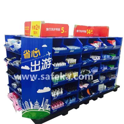 China Supermarket Custom Cardboard Pallet Display,Store Full Pallet Displays for sale