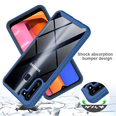 China Drop Protection Heavy Duty Military Grade Shockproof Rugged Phone Case For Samsung A21 for sale