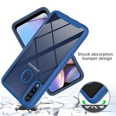 China Drop Protection for Samsung A20s Hybrid Case, Shockproof Clear Back Phone Case for Samsung Galaxy A20s with Front Cover for sale