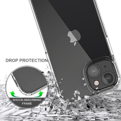 China Anti-drop for iPhone 13 mini / 12 mini case, Clear PC TPU Hybrid Cover for iPhone 13mini Crystal Transparent Case for sale