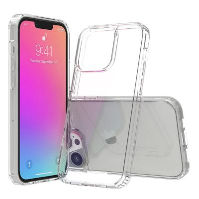 China Anti-drop For Apple iPhone 13 Pro Cell Phone 6.1inch Clear TPU Cover Case For iPhone 13 for sale