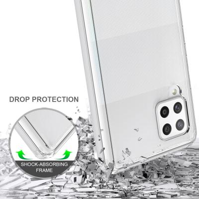 China Hard Clear Case 1.5mm Thickness Shockproof Mobile Cover Clear Transparent TPU PC Hybrid Phone Case For Samsung Galaxy A42 5G for sale