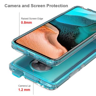 China Drop Bumper View Protective TPU+Acrylic Hybrid Back Shockproof Clear Phone Case For Xiaomi Redmi K30 Ultra for sale