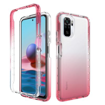 China Anti-fall For Redmi Note 10 Soft Flexible Thin Shockproof Bumper Cover Device Case For Redmi for sale