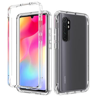 China Drop Protection for XiaoMi Note10 Lite Cell Phone Case, for Redmi Note 9 Clear 4G Case, Hybrid Mobile Cover for Redmi Note 9T 5G for sale