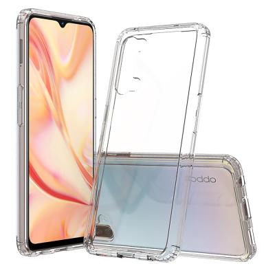 China Drop Protective Acrylic + Hybrid Transparent TPU Cell Phone Bumper Case For Oppo Find X2 Lite Hard Cover for sale