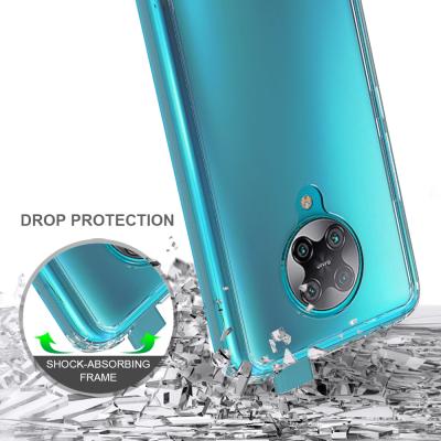 China Drop Protective Acrylic + Clear TPU Shockproof Hybrid Bumper Phone Case For Redmi K30 Pro Transparent Case Hard Cover for sale