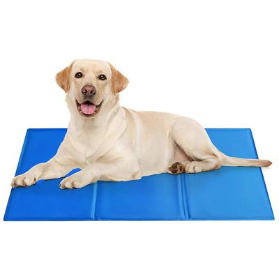 China Self Cooling Dog Cooling Mat Cooling Mat for Cool Ice Mat Pet Pad Dog Protective Pet Pad for Establishments and Crates Beds for sale