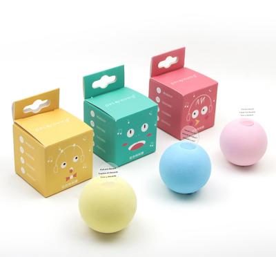 China Viable Favorite Colorful Ball Kitten Playing Training Pet Interactive Play Catnip Squeaky Balls for sale