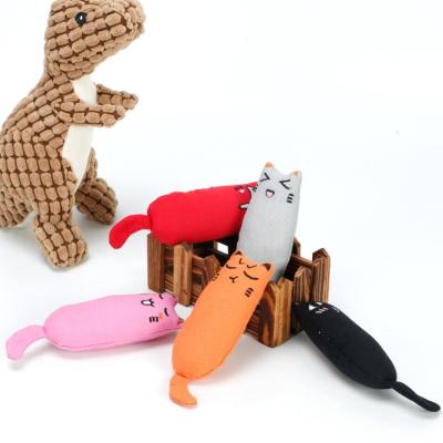 China Viable Hot Bite Cat Chew Toy Resistant Amazon Cat Toy Catnip Filled Cartoon Expression for sale