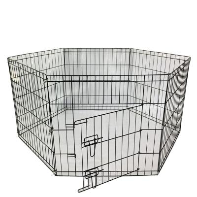 China Breathable High Quality Collapsible Outdoor Pet Dog Fence Exercise Playpen Eight Piece Fence for sale