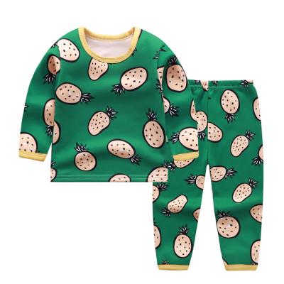 China 2019 Winter Skin-Friendly Thick Baby Clothes Set New Designs Cotton Underwear Set Newborn Baby 2pcs Clothes Sets for sale