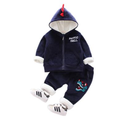 China Korean Style 2019 Winter Warm Baby Boy Clothes Set 0-4 Years Baby Clothing Set for sale