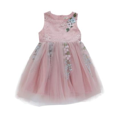 China 2021 New Baby Belle Atmosphere Princess Baby Summer Dress Breathable Gauze Dress Baby Dress for sale