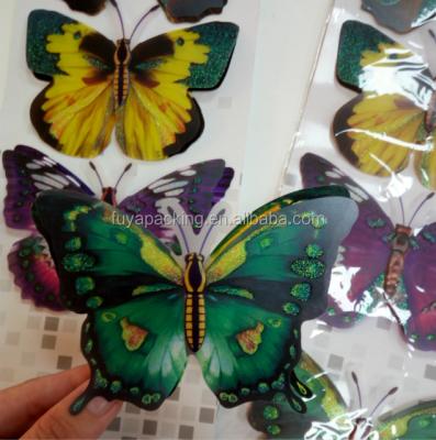 China Wholesale Decorative Sticker Colors Mix Magnetic Removable 3D Sticker PVC Butterfly Decorative Wall Stickers for sale