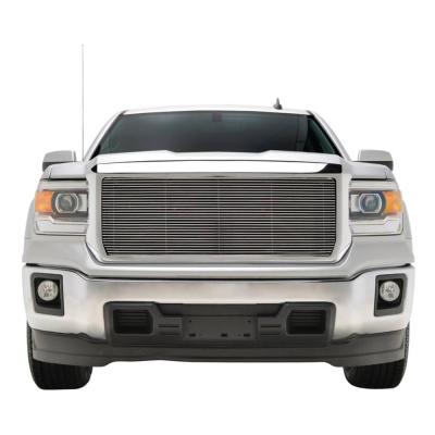 China Factory-direct Wholesale Car Accessories Aftermarket Accessories Black Chromed ABS Grill Aluminum Alloy Grill For GMC Sierra 1500 2014-2015 for sale