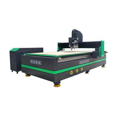 China food & Beverage Factory Xunke 3 Axis CNC Router Wood CNC Wood Carving Machine With Vibrating Knife For Soft Materials CNC Router for sale