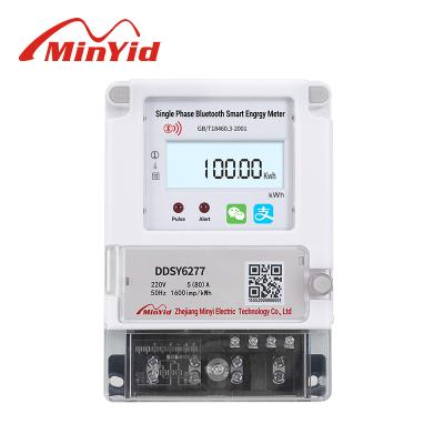 China Factory Supply 220v Smart IC Board Energy Meter APP Control Method KWH STS Meter Single Phase DDSY6277 for sale