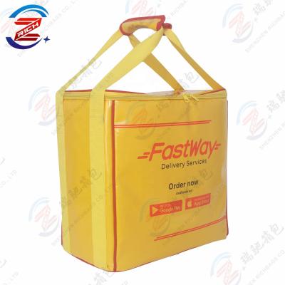 China Newest Waterproof Raincoats Store Foods Cold And Warm Insulated Thermal Hot Cooler Bag For Motorcycle Bike for sale