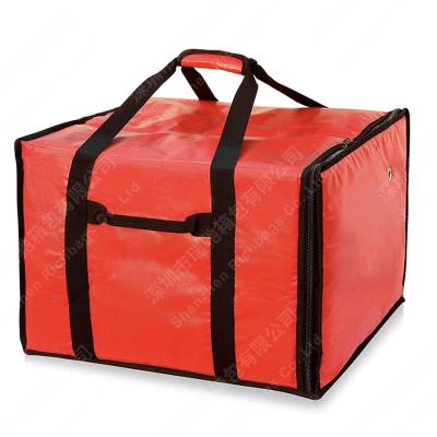 China 2021 New Tote Pizza Hot Food Delivery Waterproof Foldable Insulated Bag Thermal Cooler for sale