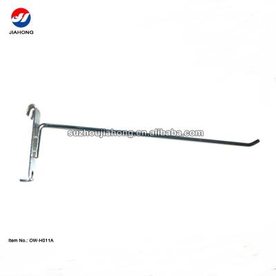 China One Line Metal Display Hook For Wire Mesh Tool Shelf And Backboard OW-H011A for sale