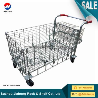 China Tools Warehouse Cargo Storage Trolley Logistic Cart for sale