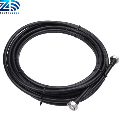 China Customizable Length RF Din Male Connector To 7/16 1/2s Male Jumper Cable ZD-JC-CF12S-DM/DM for sale