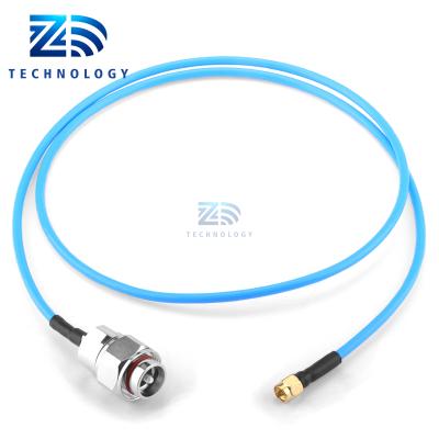 China 1 Meter ZD Brand Assembly SMA Telecom Male To 4.3-10 Male For RG402 Cable Connector Jumper Cable for sale